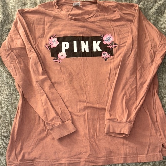 Pink Long Sleeve Graphic Tee - Picture 3 of 4
